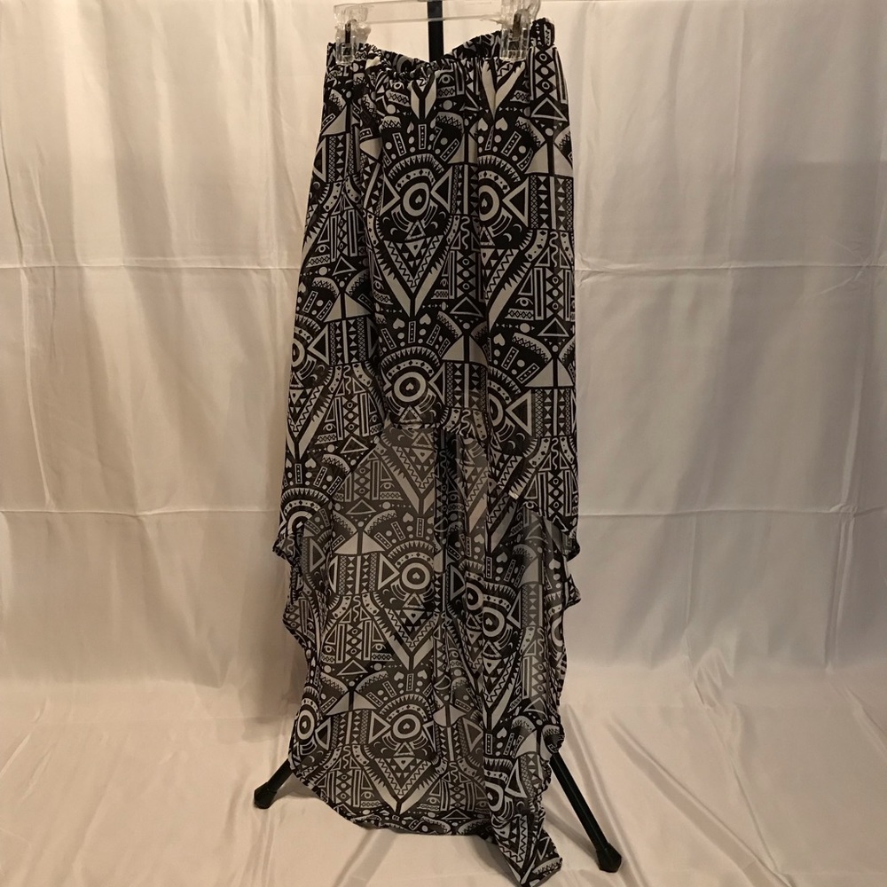 Divided High-Low Skirt